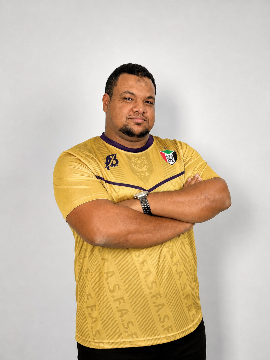 Sudan National Team Gold Jersey ( S.Z )